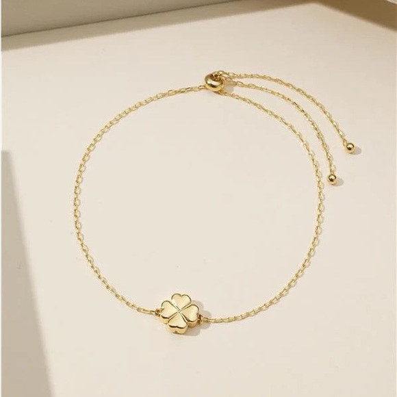 Rise n’ Shine Jewelry Jewelry - Four Leaf Clover Bracelet - 18K Gold Filled